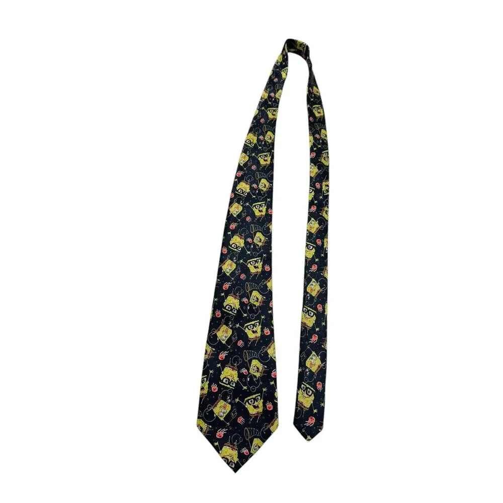 Nickelodeon SpongeBob SquarePants Bubbles Cartoon 2003 Novelty Necktie